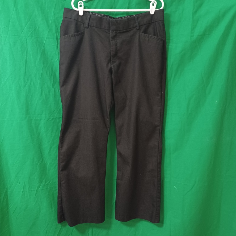 Lee‎ Platinum Label Womens 16 Short Black No-Gap Waistband Straight Leg Pants